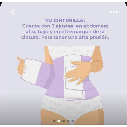 FAJA REDUCTORA RELOJ DE ARENA PREMIUM