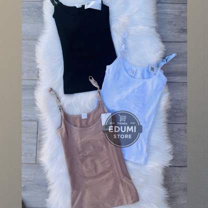 Faja camiseta con sostén