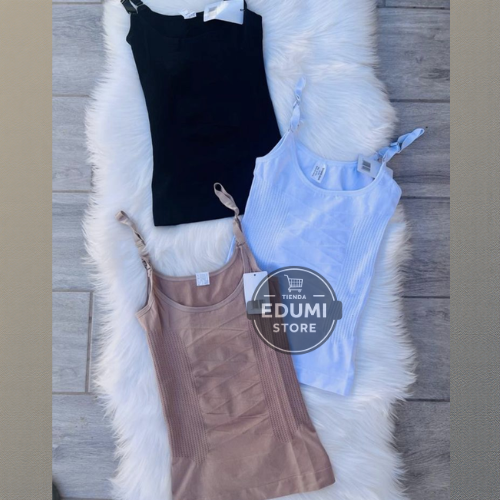 Faja camiseta con sostén