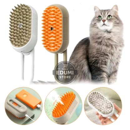 Cepillo de Vapor para Gatos y Perros