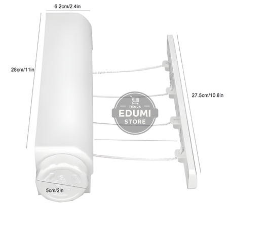 Tendedero Retractil Extensible