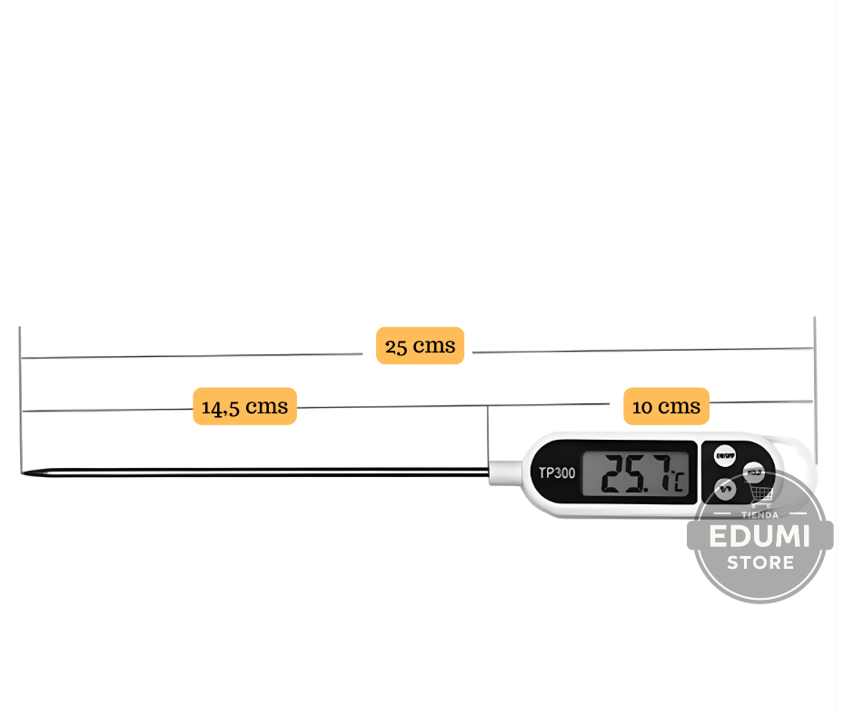 Termómetro Digital Para Cocina Largo