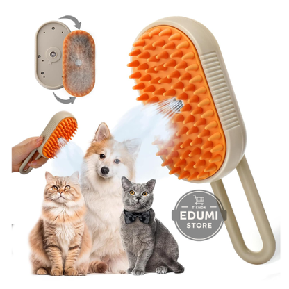 Cepillo de Vapor para Gatos y Perros
