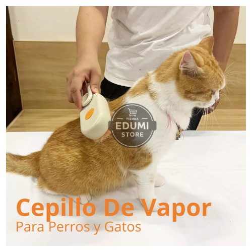 Cepillo de Vapor para Gatos y Perros