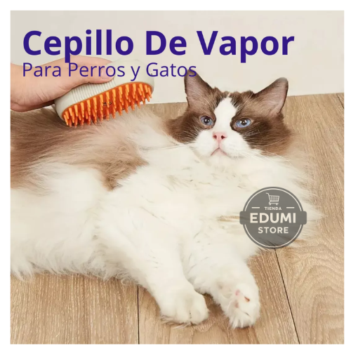 Cepillo de Vapor para Gatos y Perros