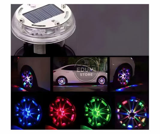 Luz Led solar para ruedas de auto