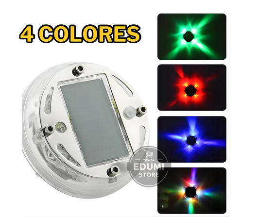 Luz Led solar para ruedas de auto