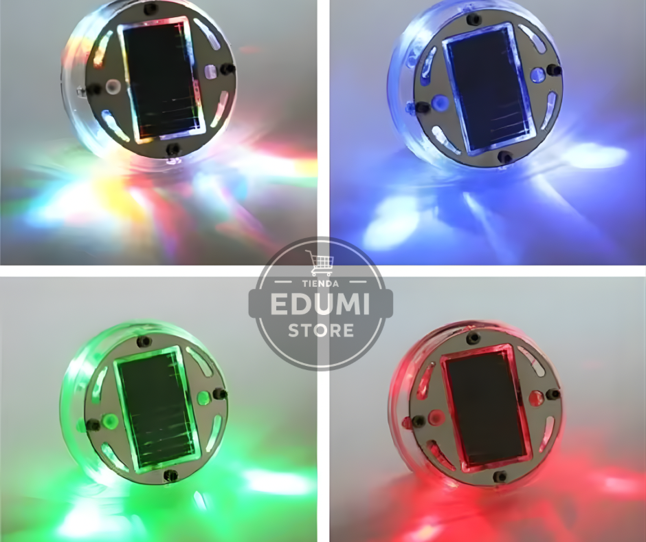Luz Led solar para ruedas de auto