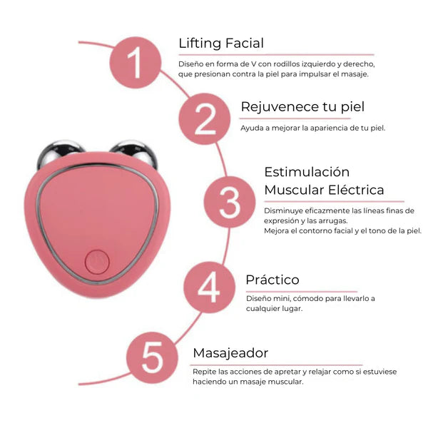 Masajeador Con Microcorriente Facial