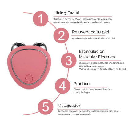 Masajeador Con Microcorriente Facial