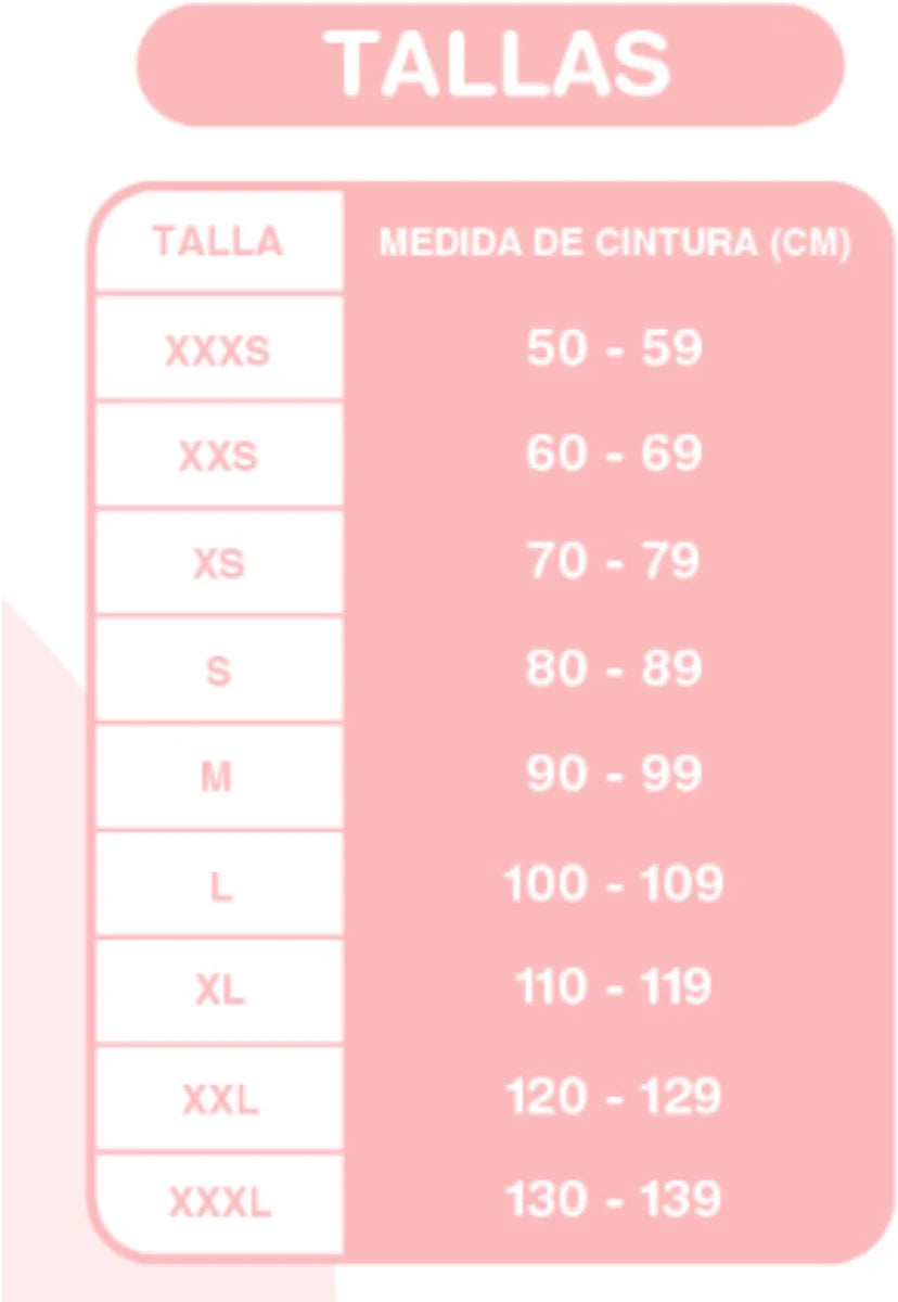 FAJA REDUCTORA RELOJ DE ARENA PREMIUM