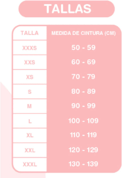 FAJA REDUCTORA RELOJ DE ARENA PREMIUM